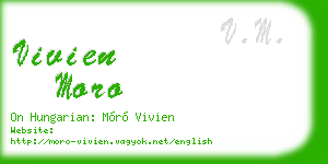 vivien moro business card